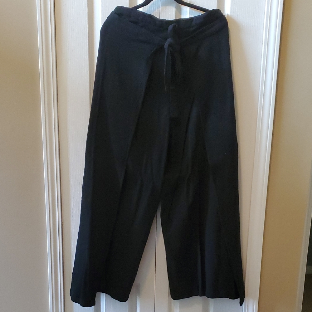 SOTBM Black Wide-Leg Pants